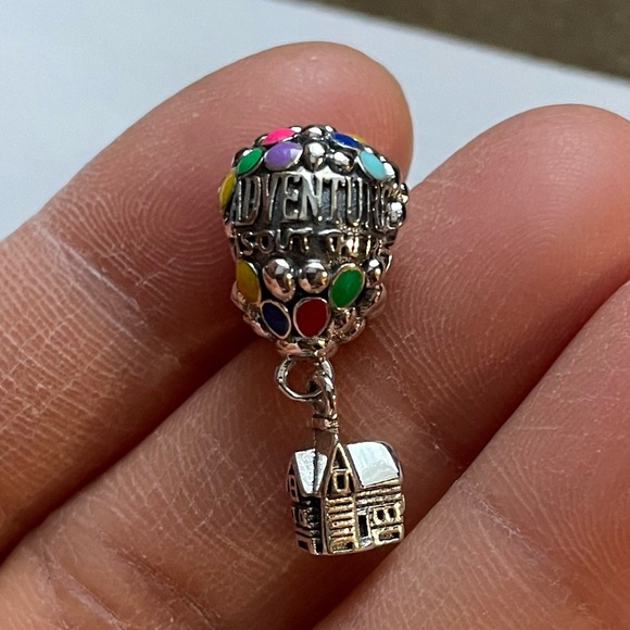 NWOT Disney Pixar Up House & Balloons Dangle Charm Dangle Charm Silver 925 - Picture 6 of 13
